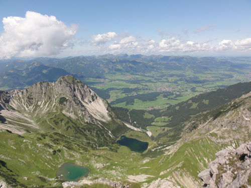 Ausblick Oberstdorfer Berge
